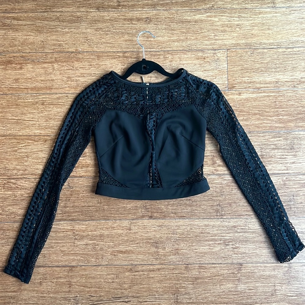 Black Crop Top